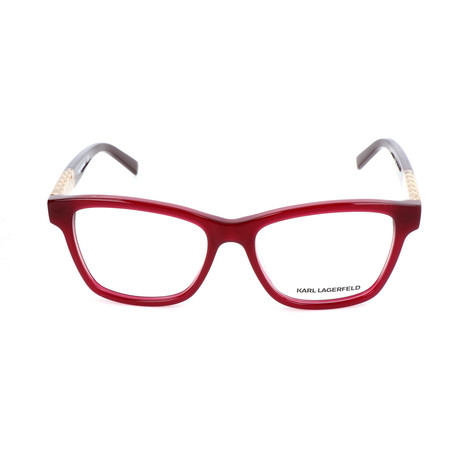 Women's Optical Frames // Bordeaux + Gold