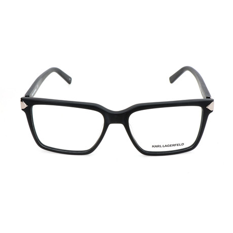 Men's Rectangle Optical Frames // Matte Black