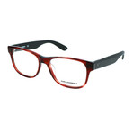 Unisex Optical Frames // Striped Red