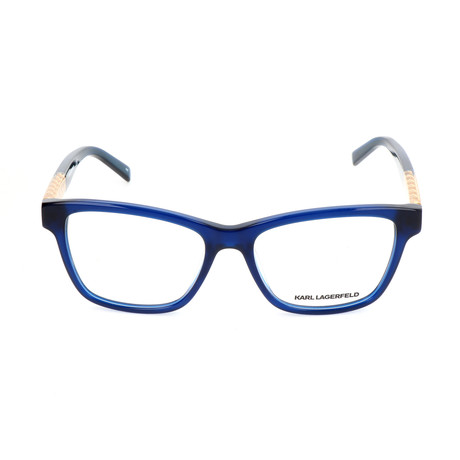 Women's Optical Frames // Blue + Gold