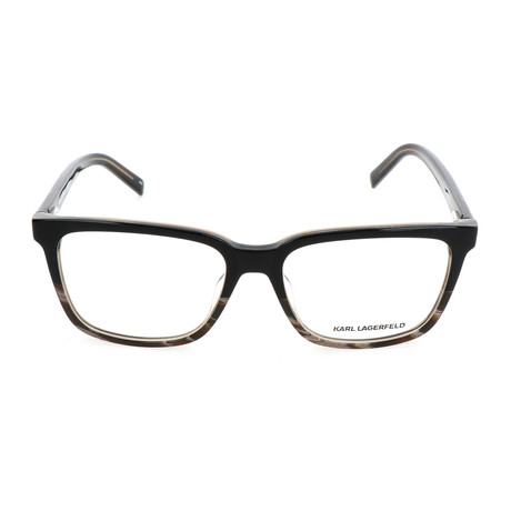 Men's Rectangle Optical Frames // Black Horn