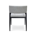 Social Armchair (Gray + Stainless Steel)