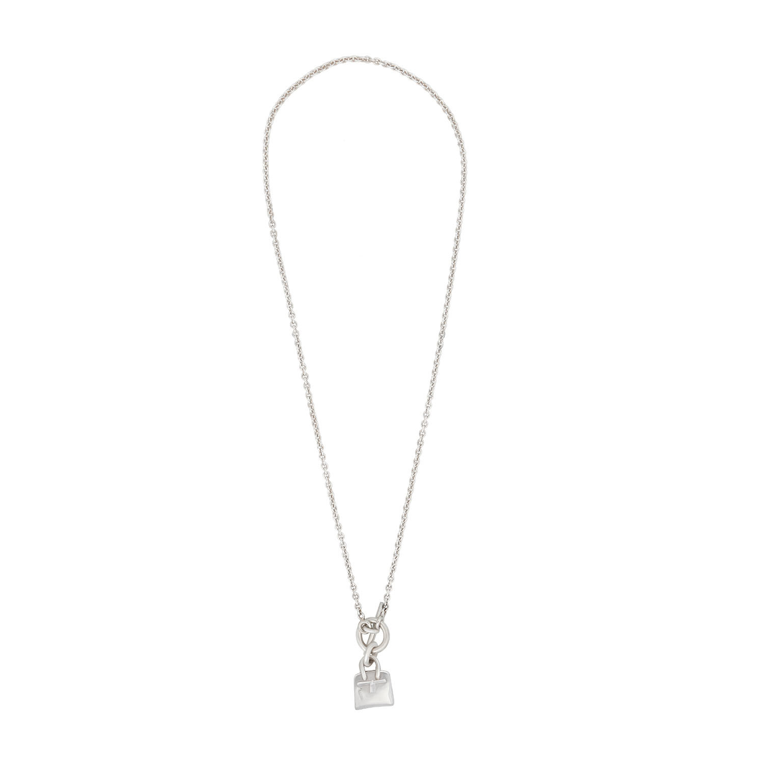 Hermes 925 Sterling Silver Necklace // Pre-Owned - Luxury Designer ...