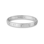 Cartier 18k White Gold Love Bracelet I // Pre-Owned