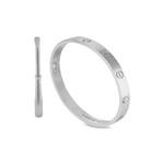 Cartier 18k White Gold Love Bracelet II // Pre-Owned