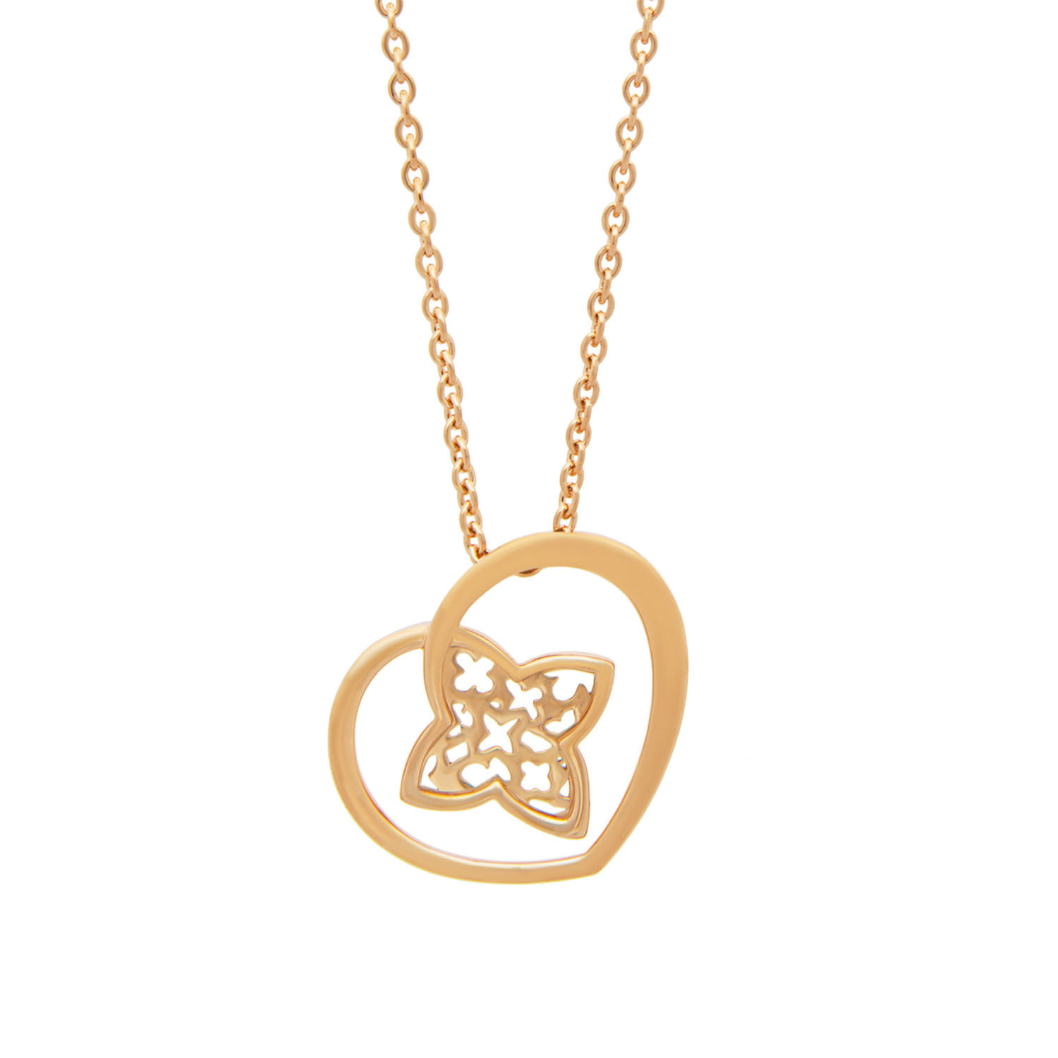 Louis Vuitton Empreinte Pendant Necklace 18k White Gold and Diamonds at  1stDibs