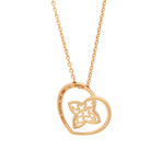 Louis Vuitton 18k Rose Gold Coeur Necklace // Pre-Owned