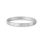 Cartier 18k White Gold Love Bracelet II // Pre-Owned