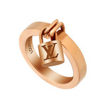 Louis Vuitton 18k Rose Gold Lockit Ring // Ring Size: 4.75 // Pre-Owned