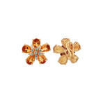 Ponte Vecchio 18k Yellow Gold Multi-Stone Earrings // Pre-Owned