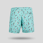 Penguin Swim Short // Teal (L)
