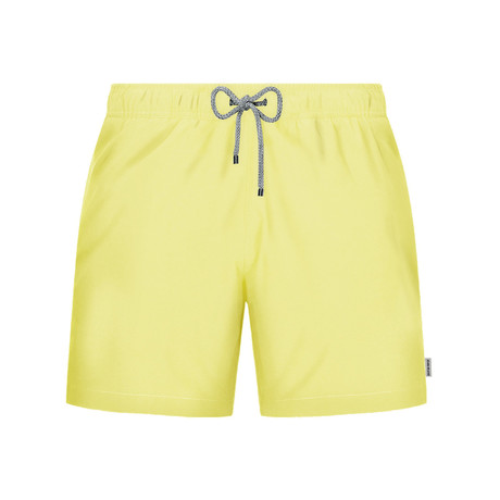 Solid Swim Short // Light Yellow (S)