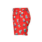 Posters Swim Short // Red (L)