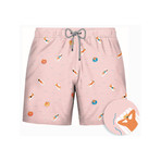 Sea Bed Swim Short // Pink (M)