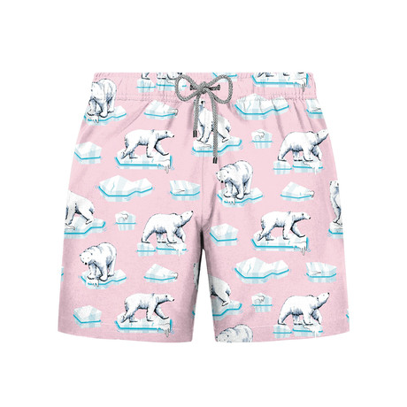 Polar Bear Swim Short // Pink (S)