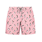 Penguin Swim Short // Pink (M)