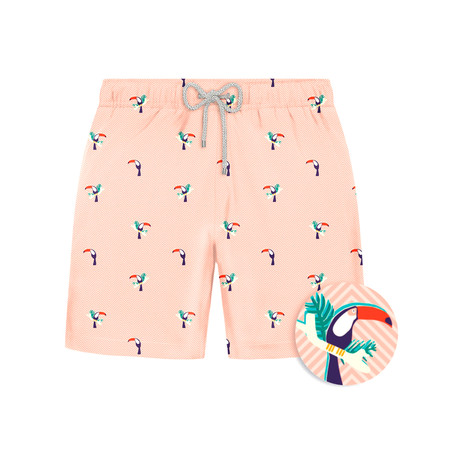 Toucan Swim Short // Pink (S)