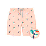 Toucan Swim Short // Pink (S)