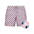 Palm Swim Short // Pink (M)