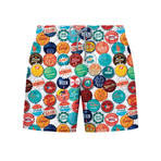 Beercaps Swim Short // Multicolor (XL)