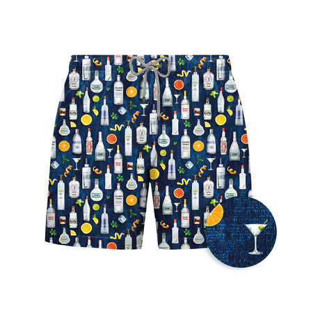 Cocktail Swim Short // Navy (S)