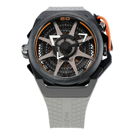 Mazzucato Reversible Monza Chronograph Dual Movements // F1-GYBLK