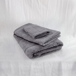 Bath Towel Set (Pearl White)