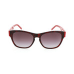 Women's TO0224 54T Sunglasses // Red Havana