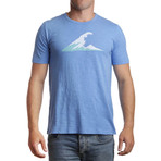 Wave T-Shirt // Medium Blue (XS)