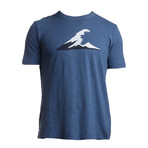 Wave T-Shirt // Dark Blue (L)