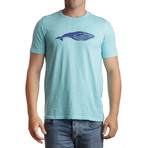 Whale T-Shirt // Turquoise (XL)