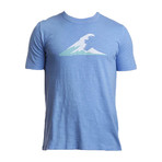 Wave T-Shirt // Medium Blue (2XL)