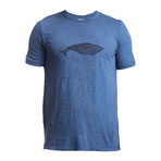 Whale T-Shirt // Dark Blue (2XL)