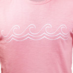 Celtic Wave T-Shirt // Pink (3XL)