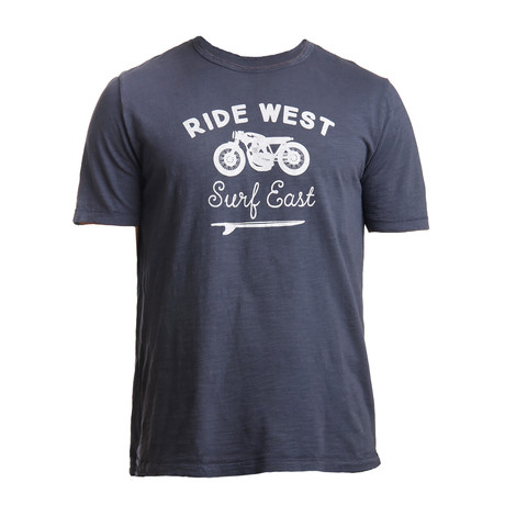 Ride West T-Shirt // Navy (XS)