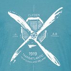 Atlantic Crossing T-Shirt // Turquoise (L)