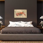 Vintage Red // Kelsey Hochstatter (18"W x 12"H x 0.75"D)