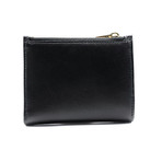 Women's Cogan Calf Leather Ultra-Slim Wallet // Black