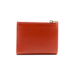 Women's Cogan Calf Leather French Wallet // Red