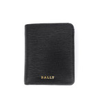 Women's Livy Embossed Calf Leather Card Wallet // Black