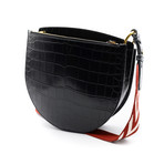 Women's Cecyle Calf Leather Crossbody Bag // Black