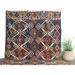 Antique Caucus Kilim // Circa 1900 // 12'5"L x 5'9"W