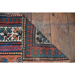 Antique Kurdish Runner // Circa 1920 // 10'1"L x 3'5"W