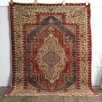 Antique Oushak Turkish // Circa 1920 // 6'6"L x 4'7"W