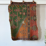 Antique Mahal Sampler // Circa 1900 // 2'9"L x 3'9"W