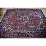 Antique Heriz Carpet // Circa 1940 // 10'2 x 7'10