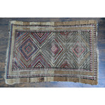 Antique Tribal Sarab // Circa 1890 // 5'11"L x 4'3"W