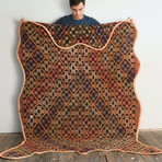 Soumak Flatwoven Animal I // 7'9"L x 5'2"W