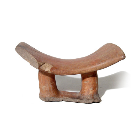 Large Ceramic Neck-Rest // Ecuador, 100-800 AD