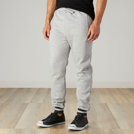 Duo Rib Jogger // Grey (S)